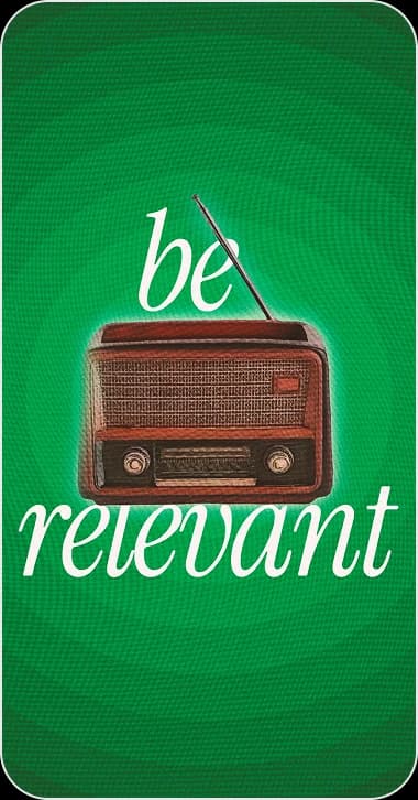 Church website 'be relevant' campaign on mobile